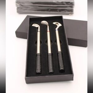Golf Pen Set - 3 Signature Golf Club Pens - Black, Blue, Red